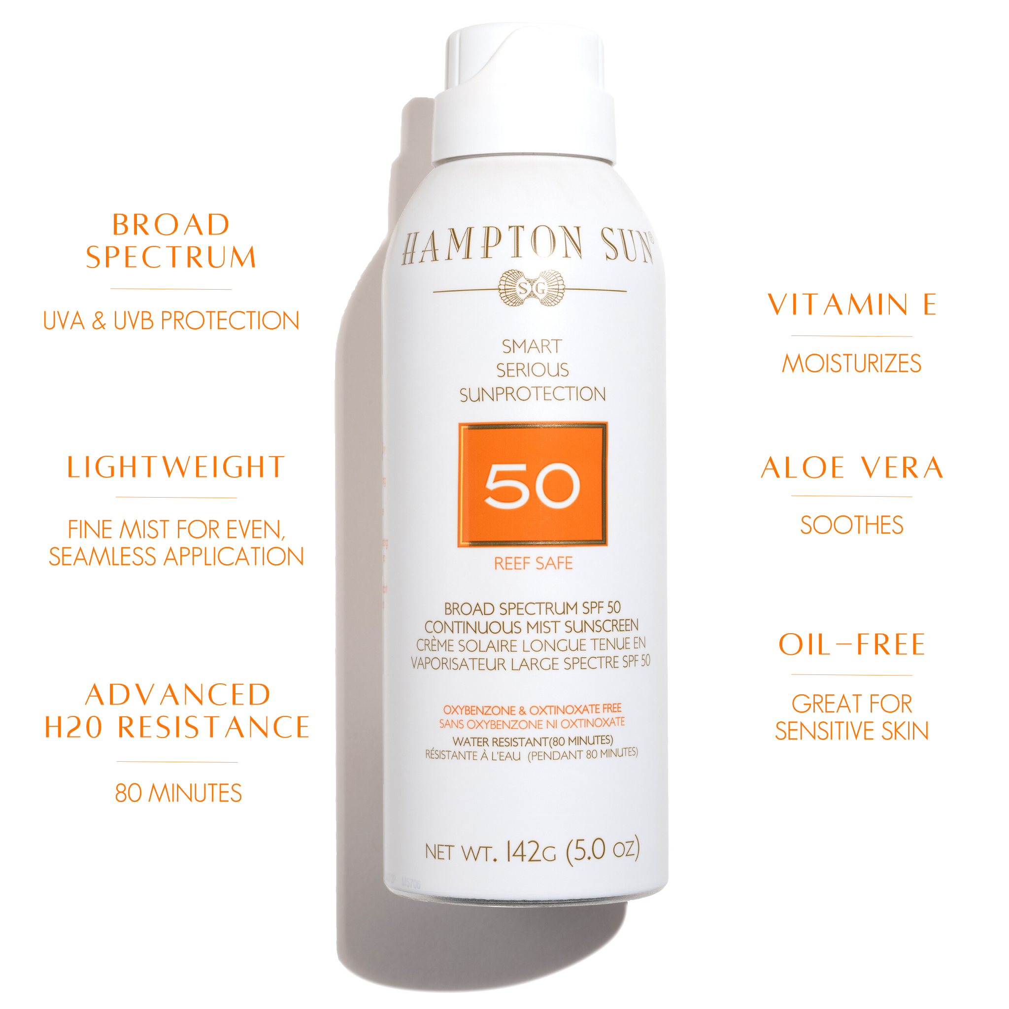 SPF 50 Continuous Mist Sunscreen