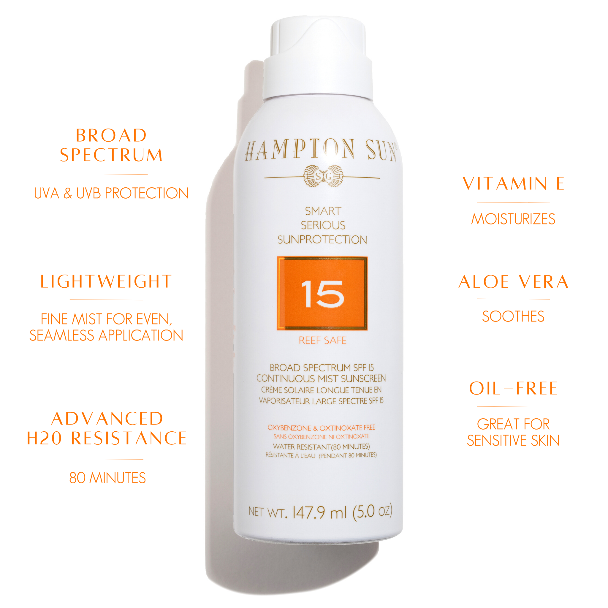 SPF 15 Continuous Mist