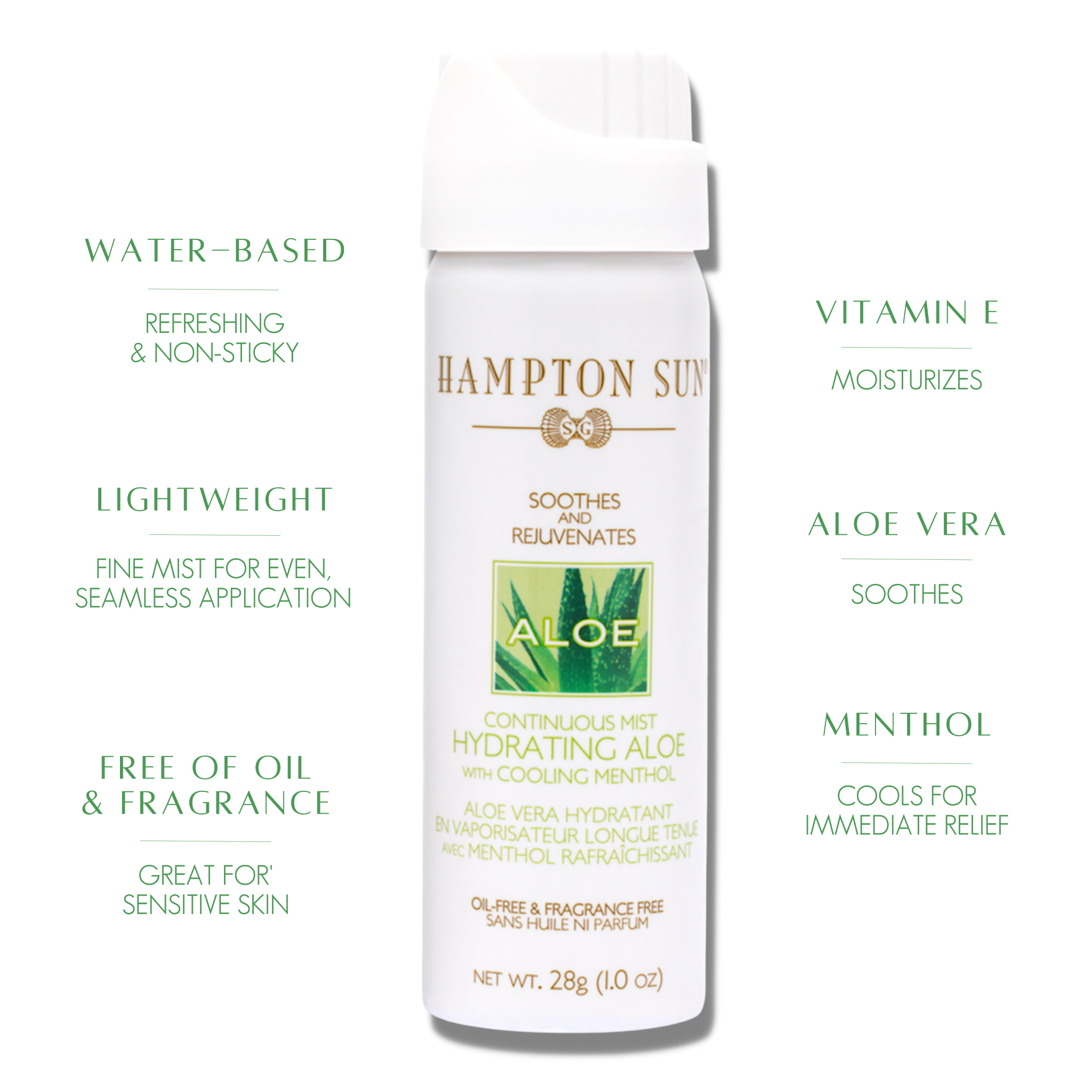 Hydrating Aloe Continuous Mist - 1.0 oz.