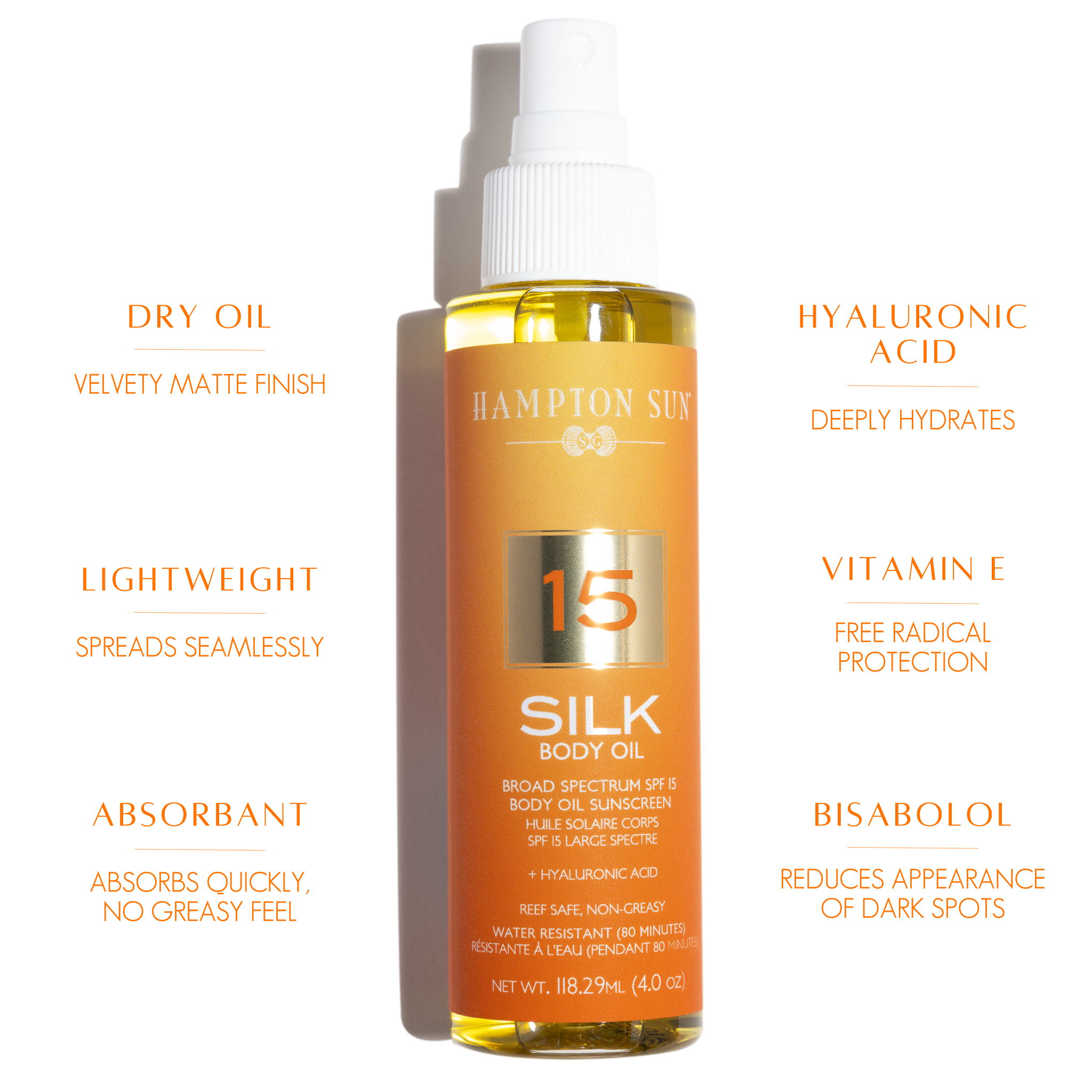 SILK Body Oil - SPF 15