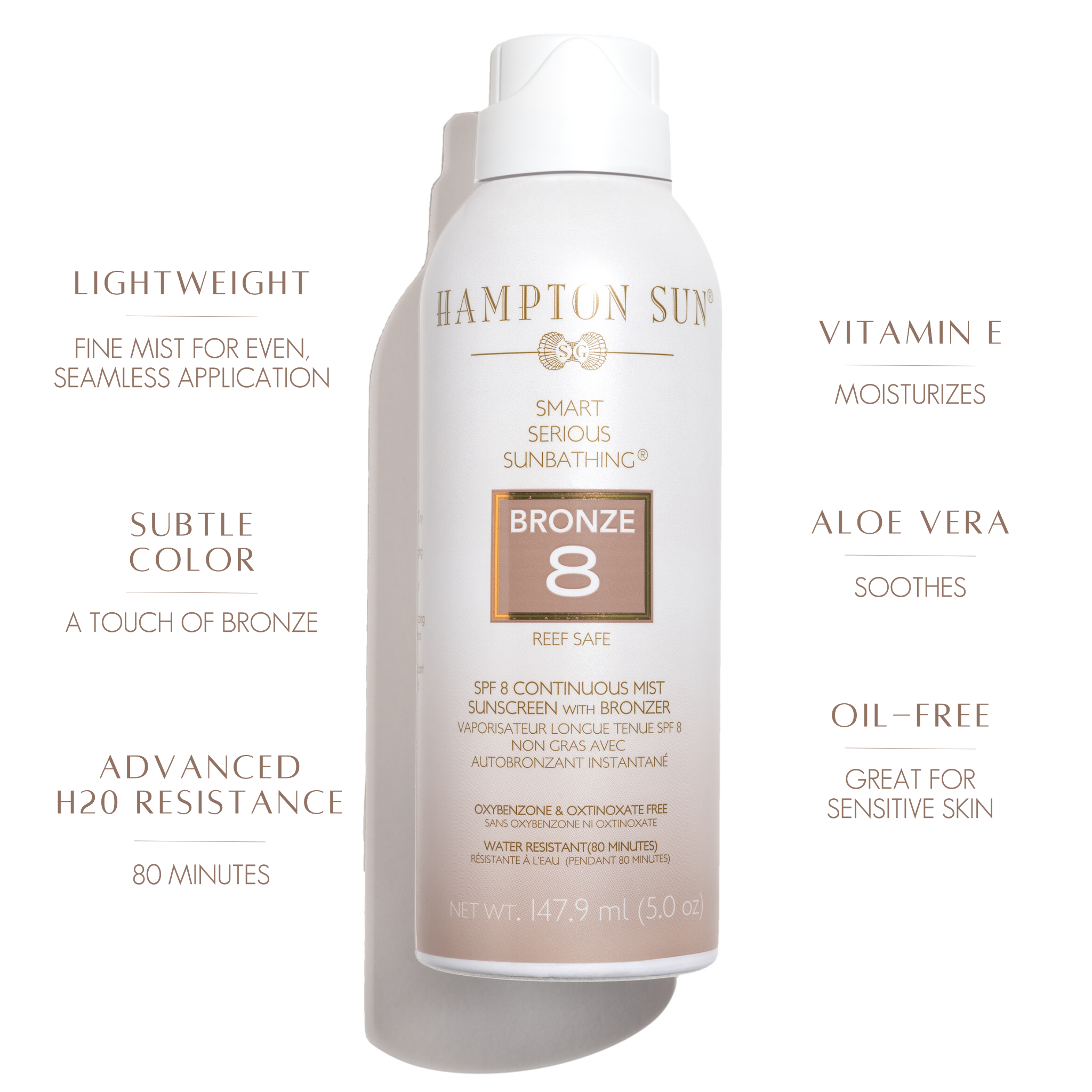 SPF 8 Bronze Continuous Mist