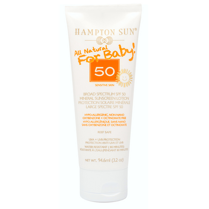 All-Natural SPF 50 Mineral Sunscreen Lotion for Baby
