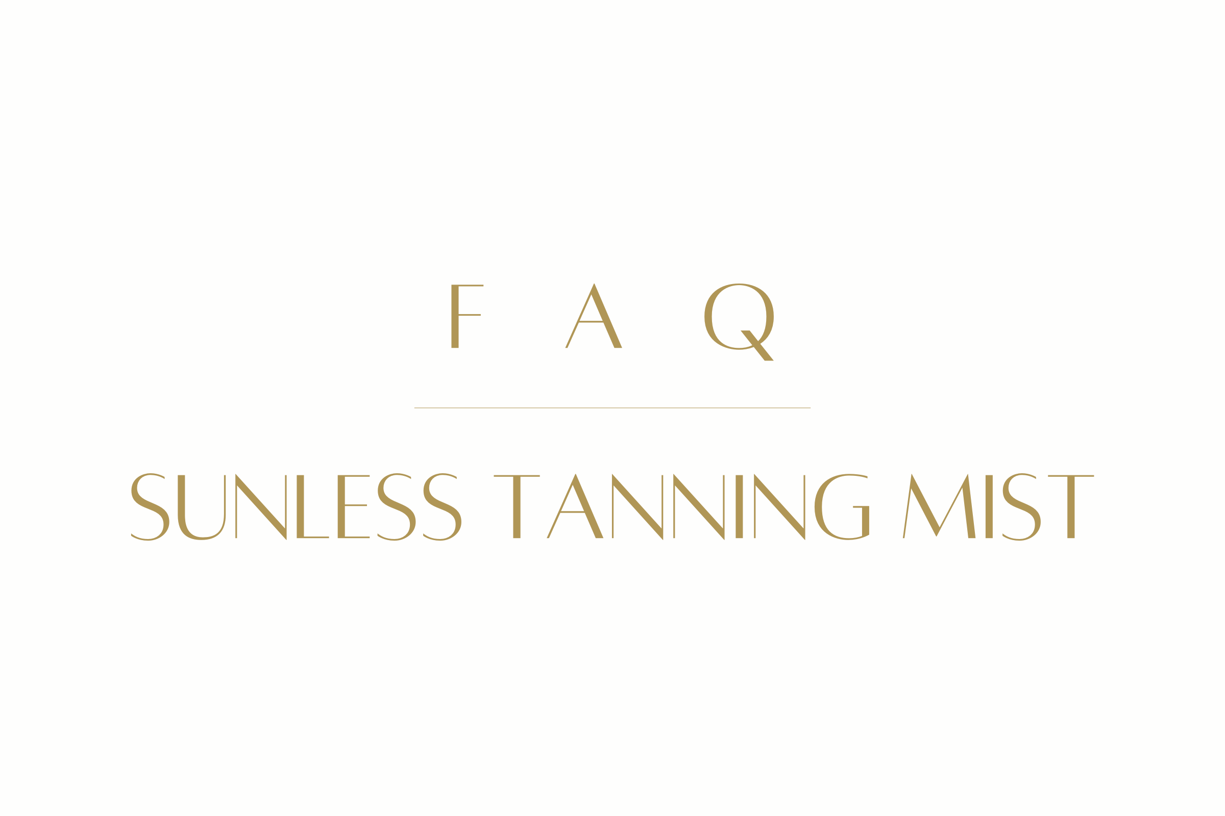 Sunless Tanning Mist FAQ's – Hampton Sun