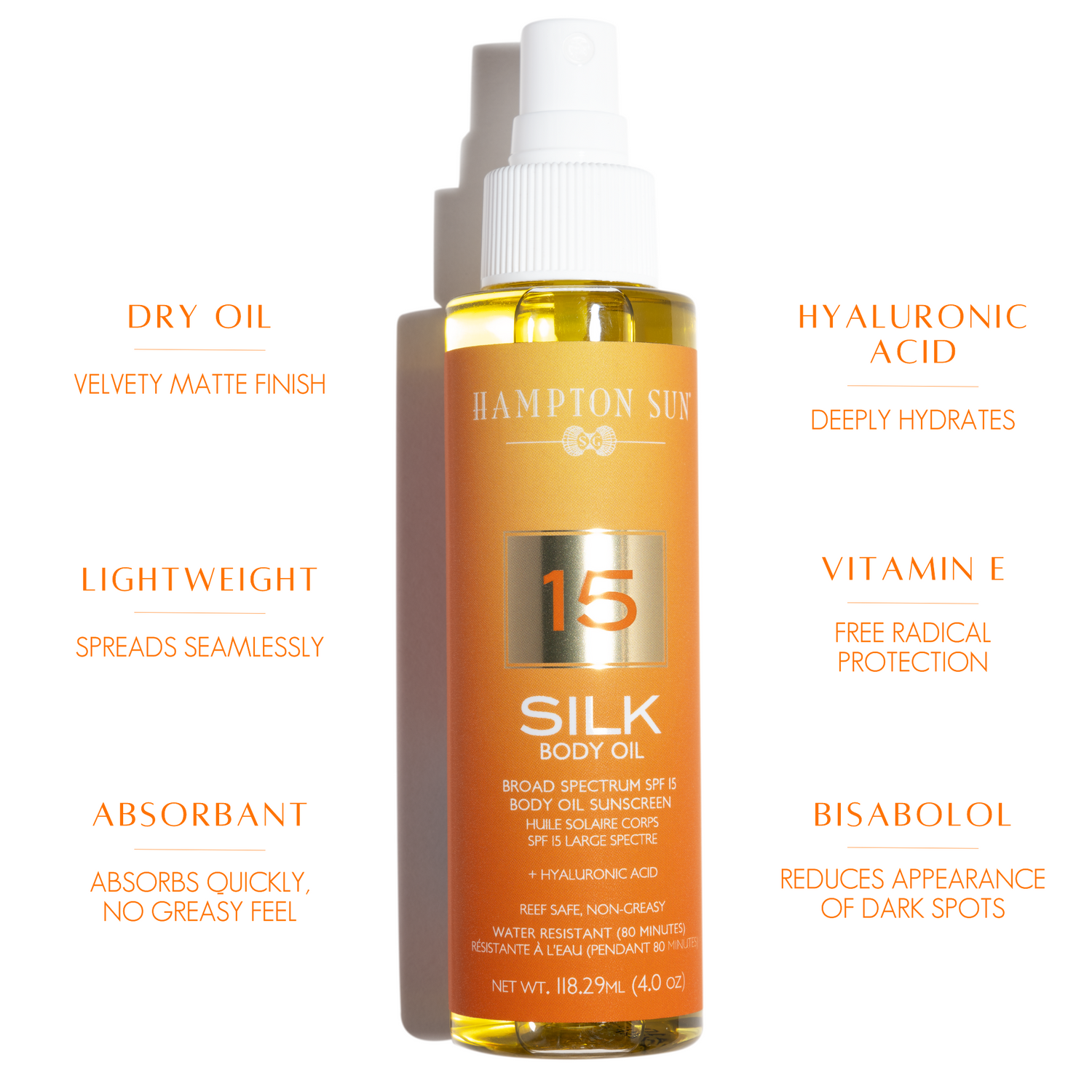 SILK Body Oil - SPF 15