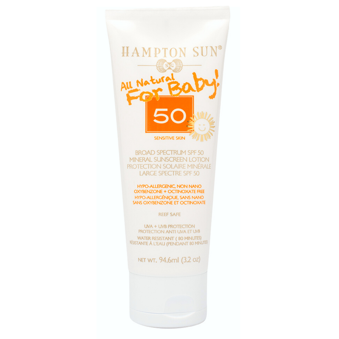 All Natural SPF 50 Mineral Lotion for Baby